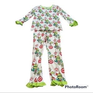 GRINCH Christmas girl pajamas set